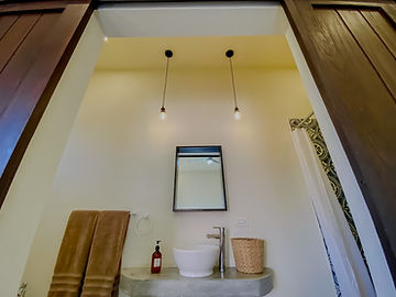 Bright, spacious private bathroom
